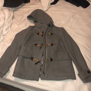 Jcrew Wool Toggle Coat, size 6